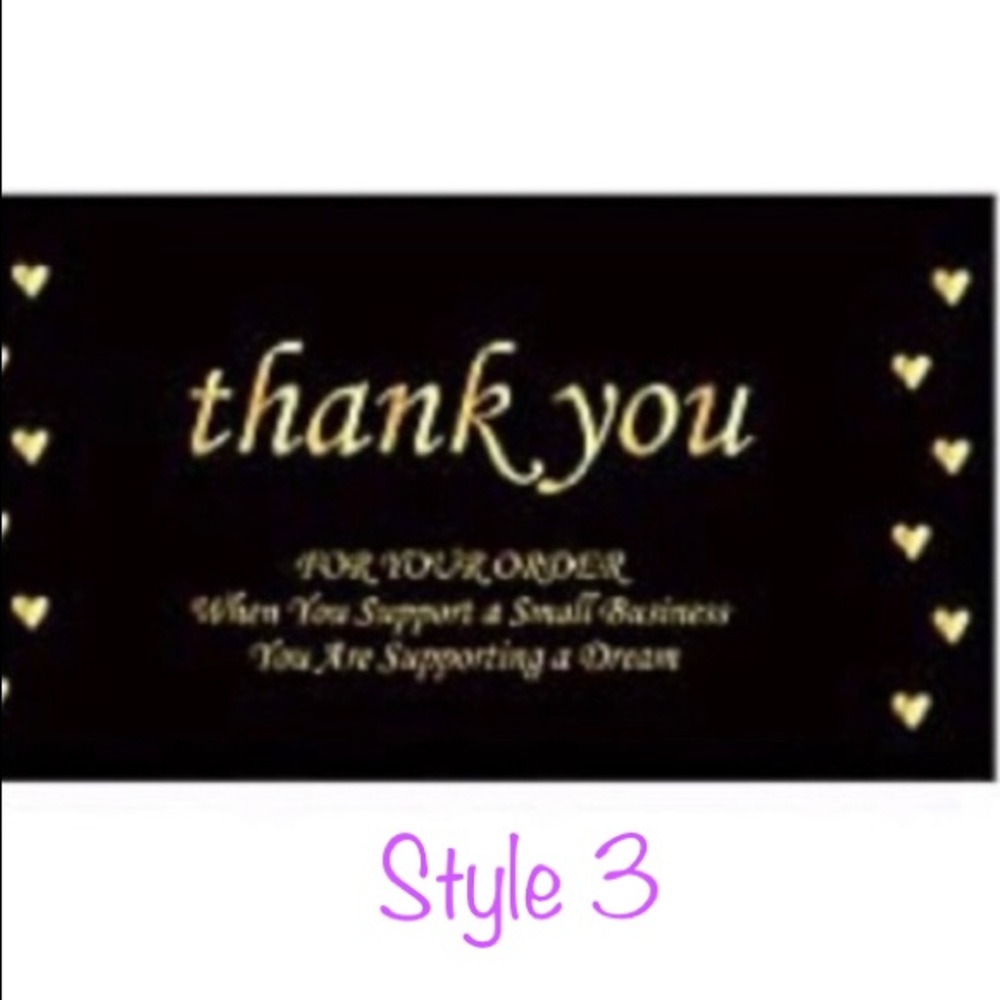 NEW Poshmark Packages "Thank you!" Gift Wrapping Shipping Supplies Set ~ 130Pcs - Picture 10 of 16